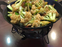 干锅有机菜花-五谷丰香饺子馆(总店)