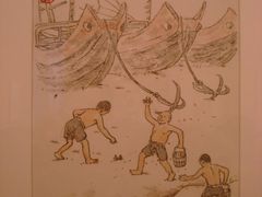 贺友直·漫画《孩时玩耍·捉螃蜞》-徐汇艺术馆