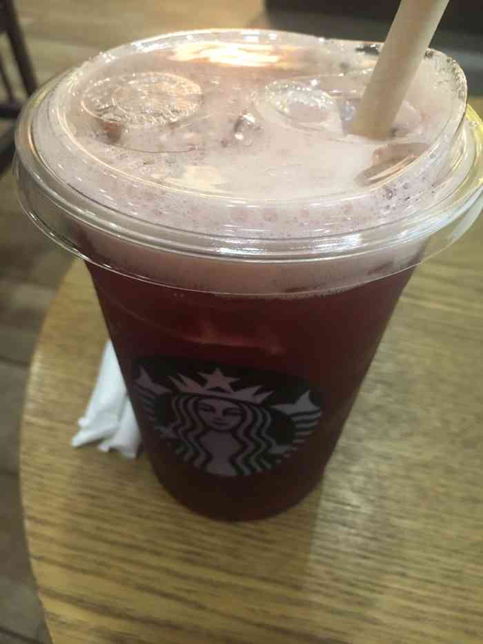 打分 「红莓黑加仑」半糖,夏天很爱的一杯