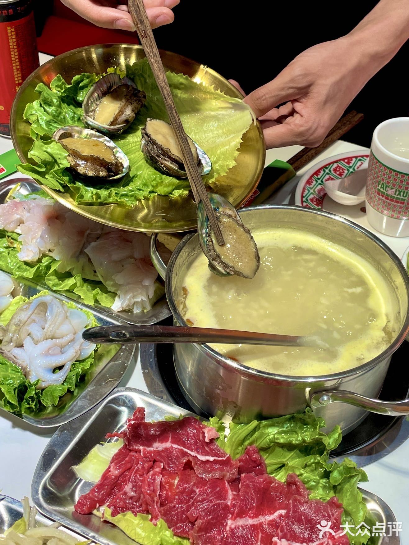 够鲜👍👍绵阳新开的现捞现煮的海鲜火锅！！