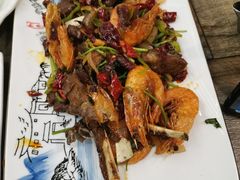 大芸羊排虾-毛胡子牛羊餐馆(武宁路店)