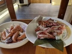 -明洞阿姨·韩式酱蟹烤肉·创意料理(三元桥店)