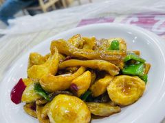 蛋白烧牛筋-江城燕子大排档(江汉路步行街店)