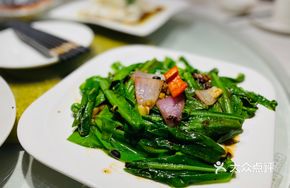 Braised Tuna with Fermented Black Beans and Taiwan Organic Water Spinach