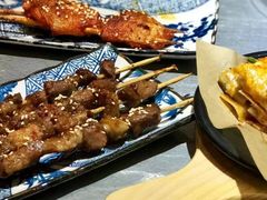 烤羊肉串-探鱼·鲜青椒爽麻烤鱼(天一广场店)