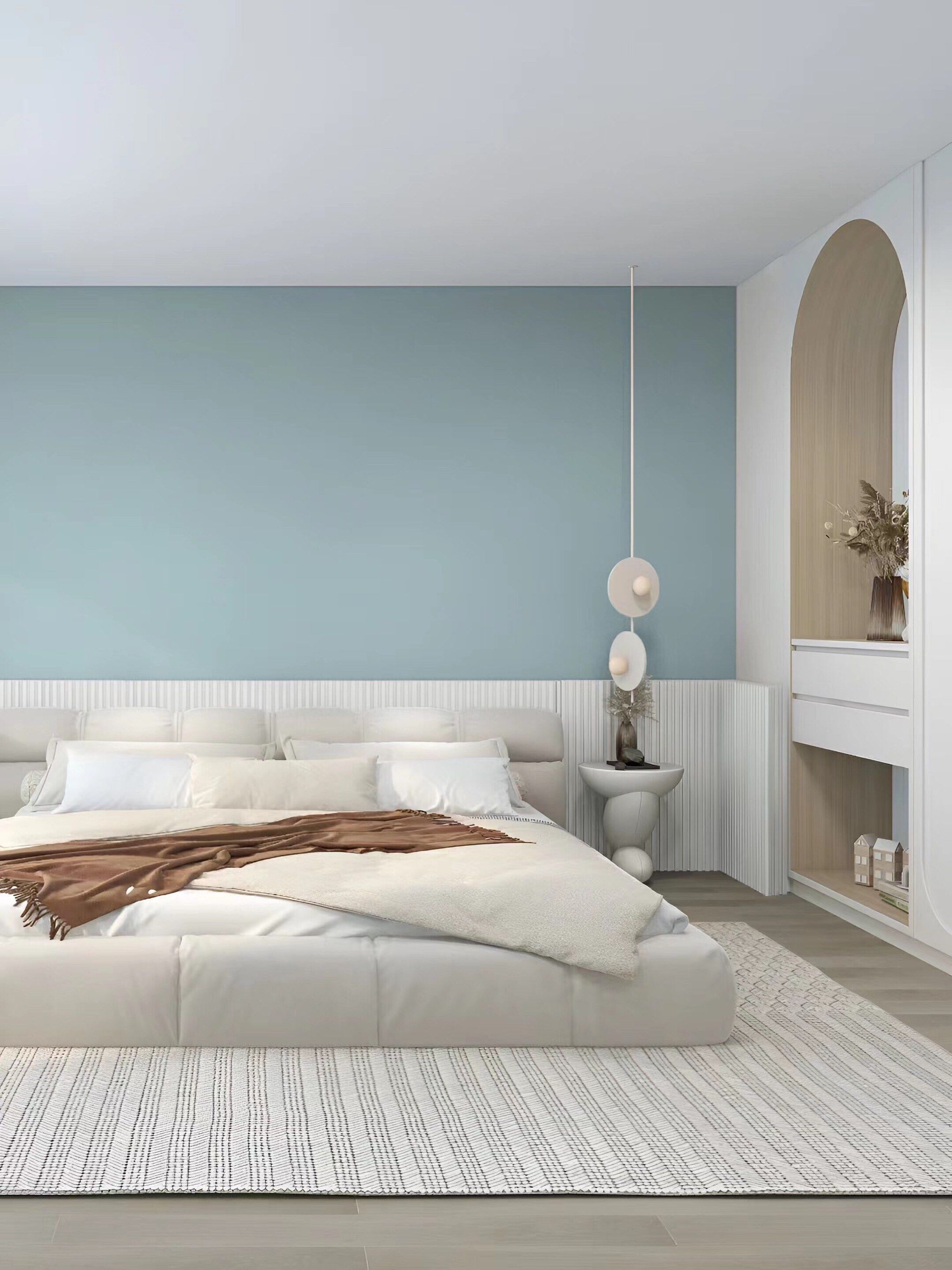 帮宝们试过了,卧室用墙布真香! 松弛感拿捏