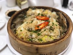 笼仔蒜蓉蒸圣子娃娃菜-红馆喜宴(十亩地店)