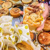 西安街头的车轮饼
