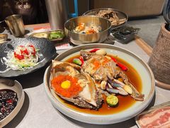 -草家酱蟹炭火烤肉店(珲春南路一店)