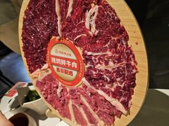 鲜切的牛肉拼盘-海底捞火锅(长宁路龙之梦店)