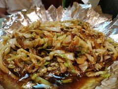 铁板粉丝圆白菜-龙香居海鲜浑锅家常菜·特色驴肉