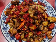 辣子鸡丁-北大地皖峰饭馆