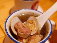姬松茸土猪文蛤汤-莲花公园煎蟹·30年闽菜(火车站店)