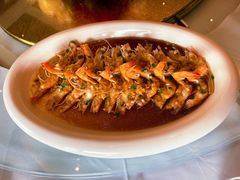 蒜茸开边蒸海虾-渔公码头·九龙湾国际饭店