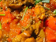 -贵州辣子鸡番茄鸡