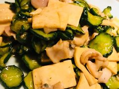 黄瓜炒大蛤-日丰园海肠水饺·老字号大连海鲜(和平广场店)