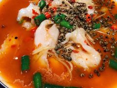 椒麻巴沙鱼-周姑娘不等味·牛羊肉火锅·螃蟹罗氏虾·烤鱼烤串(高邮店)