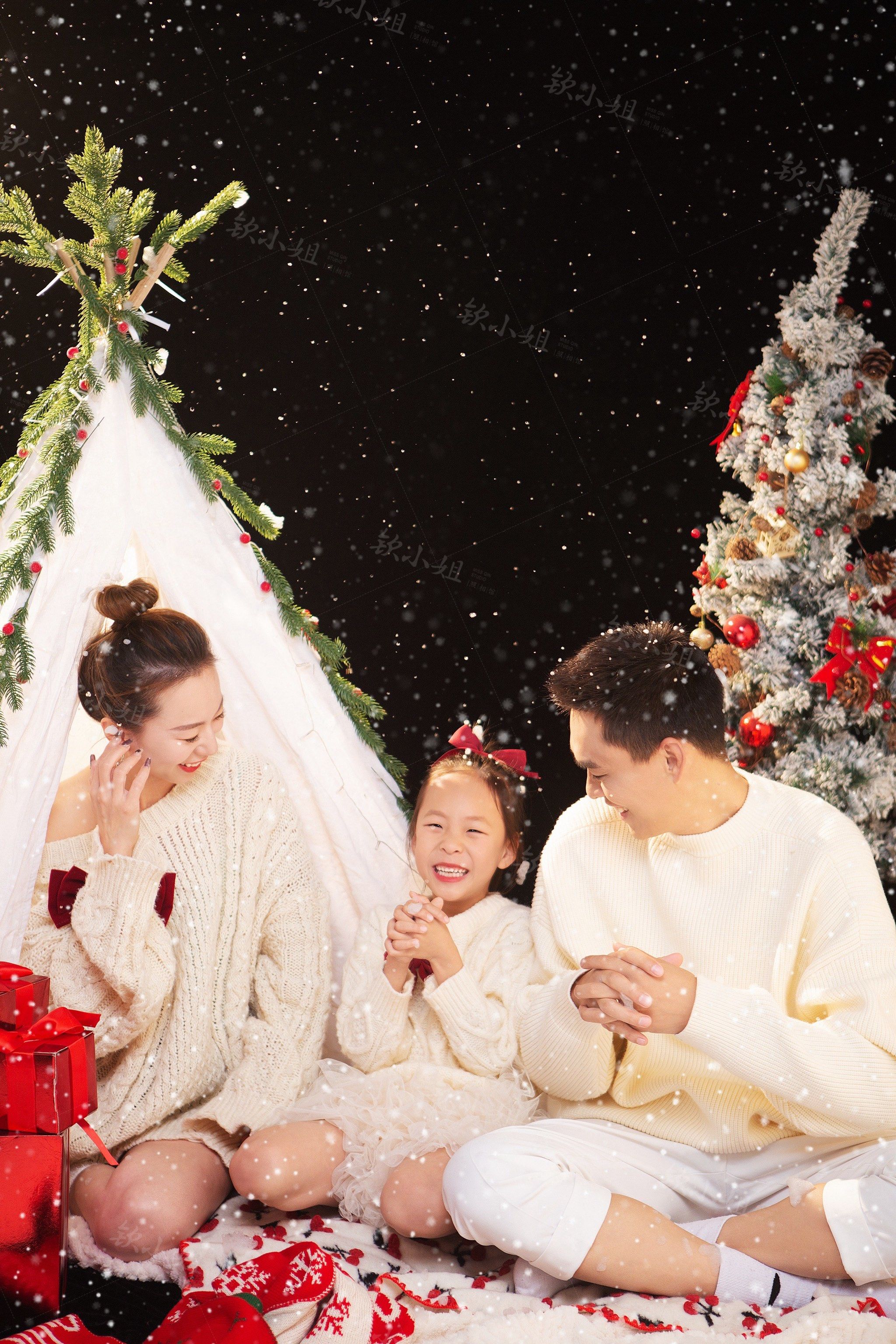 圣诞全家福