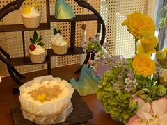 -芒果与甜纯动物奶油蛋糕&甜品台定制