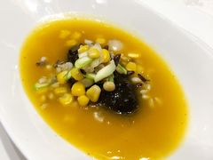 有机小米煨辽参-臻宝中餐厅·大连菜·海鲜·融合菜(大连一方城堡豪华精选酒店)