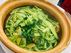 虾酱通菜-凤城康记饭店