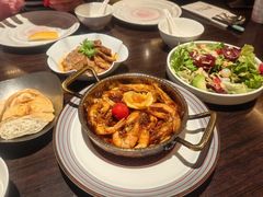 橄榄油蒜香煎虾-庐灶江南·江南菜·四合院Bistro(东直门雍和宫·原华侨宾馆店)