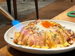 三文鱼流心熔岩饭-梦山水日本烧肉(五四广场店)