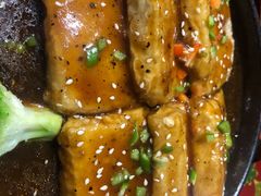 铁板包浆豆腐-云来居素食馆(海上世界店)