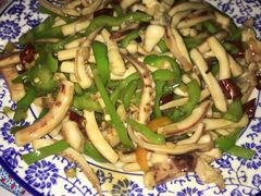 辣椒炒鱿鱼-老孟拉面海鲜餐厅