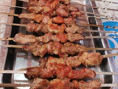 烤羊肉串-西域美食兰州老马拉面(顺沙路辅路店)