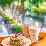 坐拥超美园林景色的韩风cafe☕