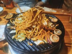 特色烤面条-石记老北京炙子烤肉(松园店)