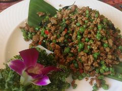 香草炒碎肉-忘忧草融合私房菜(红鼎国际店)