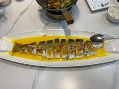 金椒酱蒸鸡油大白鱼-苏湘小馆·不做预制菜(青年公社店)