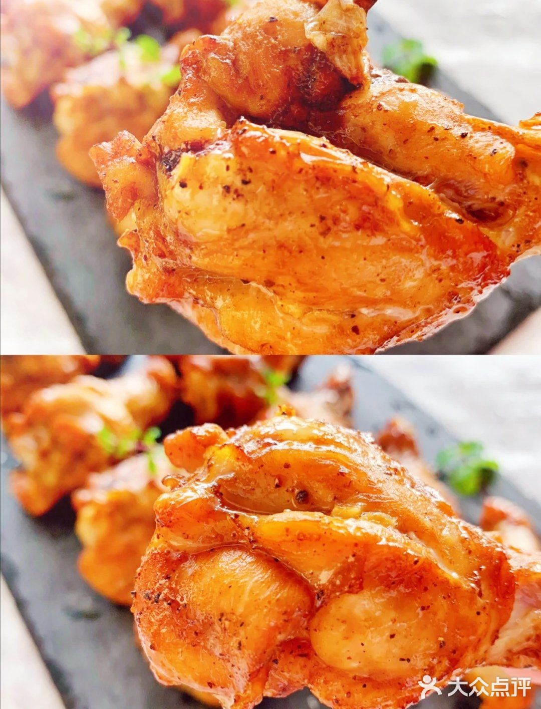 宵夜诱惑,追剧美食烤黑胡椒鸡翅根