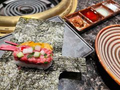 海胆生牛肉手卷-老乾杯和牛烧肉(王府中环店)