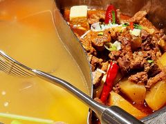 特色牛腩鸳鸯锅-左庭右院鲜牛肉火锅(环球港店)