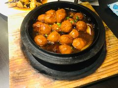 铁锅焦溜藕丸-老牌坊鲁菜名店(宽厚里店)