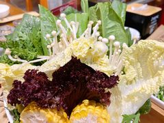 蔬菜拼盘-古铜老院铜锅涮肉·清真(双井店)
