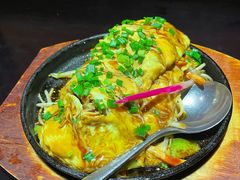 炒时蔬盖蛋-明日叶日本料理(新区淮海街店)