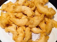 炸虾仁-晚归月亮湾私家菜(临邑路店)
