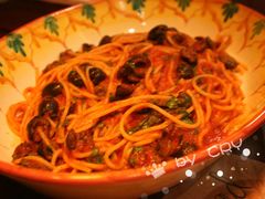 意大利肉酱茄汁面配黑橄榄-Mammamia意大利餐厅(阳春巷店)