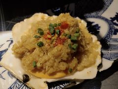 炭烤扇贝-探鱼·鲜青椒爽麻烤鱼(天一广场店)