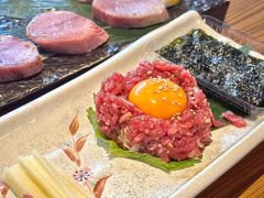 生拌牛肉-炼火烤肉店