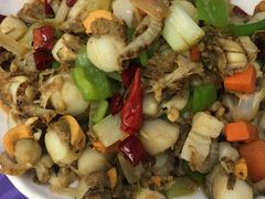 葱爆威海扇贝-威海渔村(静安旗舰店)