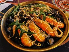 西班牙墨鱼汁海鲜饭-弗拉门戈西班牙餐厅酒吧(意式风情街店)