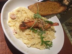 蒜蓉酱大虾意大利面-卡朋厨房(289艺术园区店)