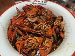 甜麻干煸小龙虾-在老街·淮安大排档·甜麻干煸龙虾·烧烤(河下古镇店)