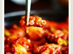 章鱼来个特写-郑阿姨的家·이모네·韩料&烤肉(武川路店)