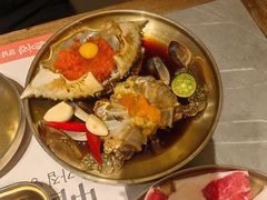 -草家酱蟹炭火烤肉店(珲春南路一店)